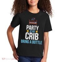 Party At My Crib Bring A Bottle Kids T-Shirt thumb 2