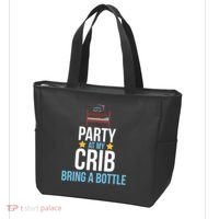 Party At My Crib Bring A Bottle Tote Bag thumb 3