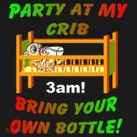 Party At My Crib Bring Your Own Bottle Doggie Tank thumb 4