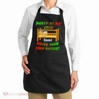 Party At My Crib Bring Your Own Bottle Apron thumb 2