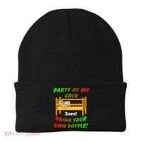 Party At My Crib Bring Your Own Bottle Beanie thumb 0