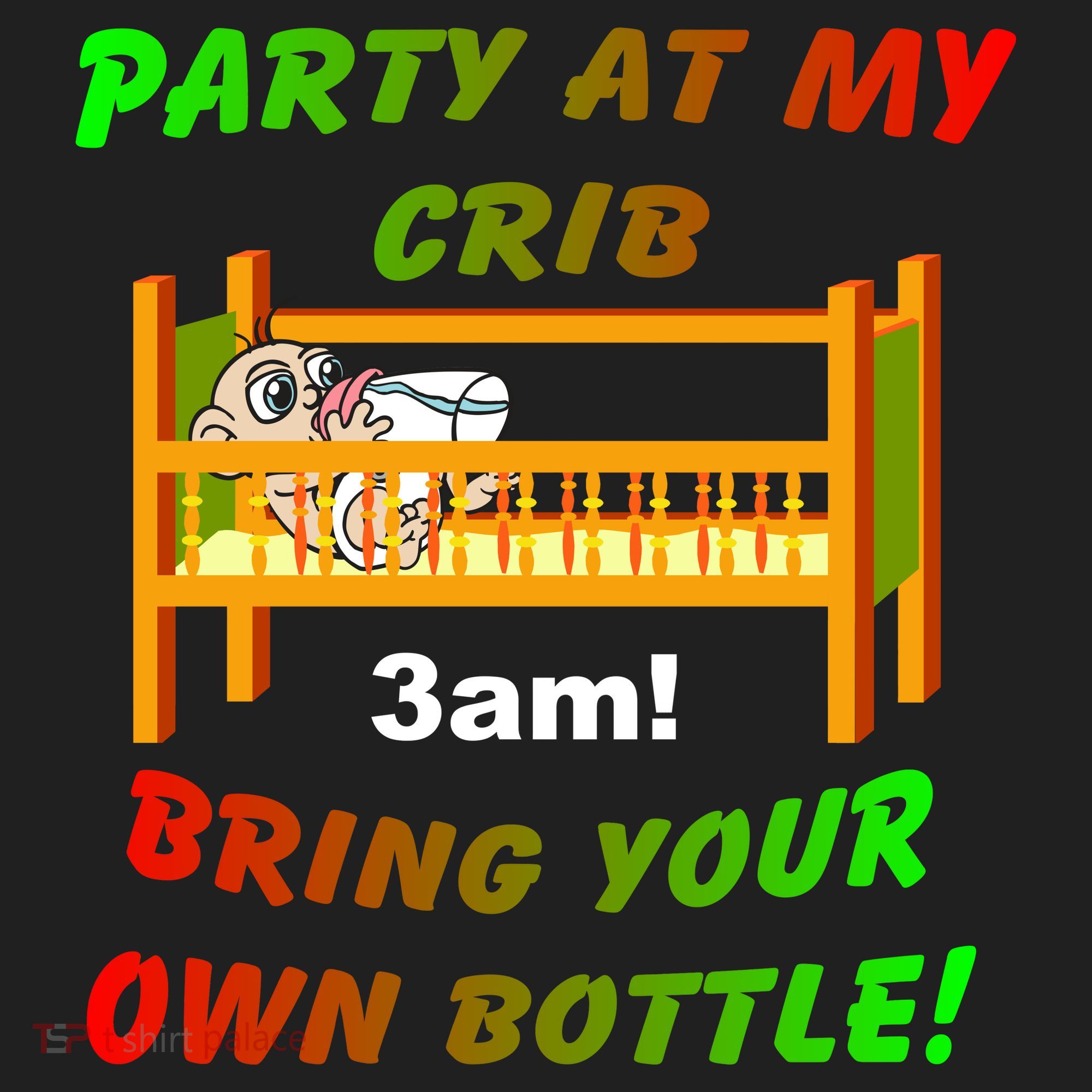 Party At My Crib Bring Your Own Bottle Hat
