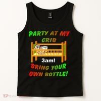 Party At My Crib Bring Your Own Bottle Tank Top thumb 2