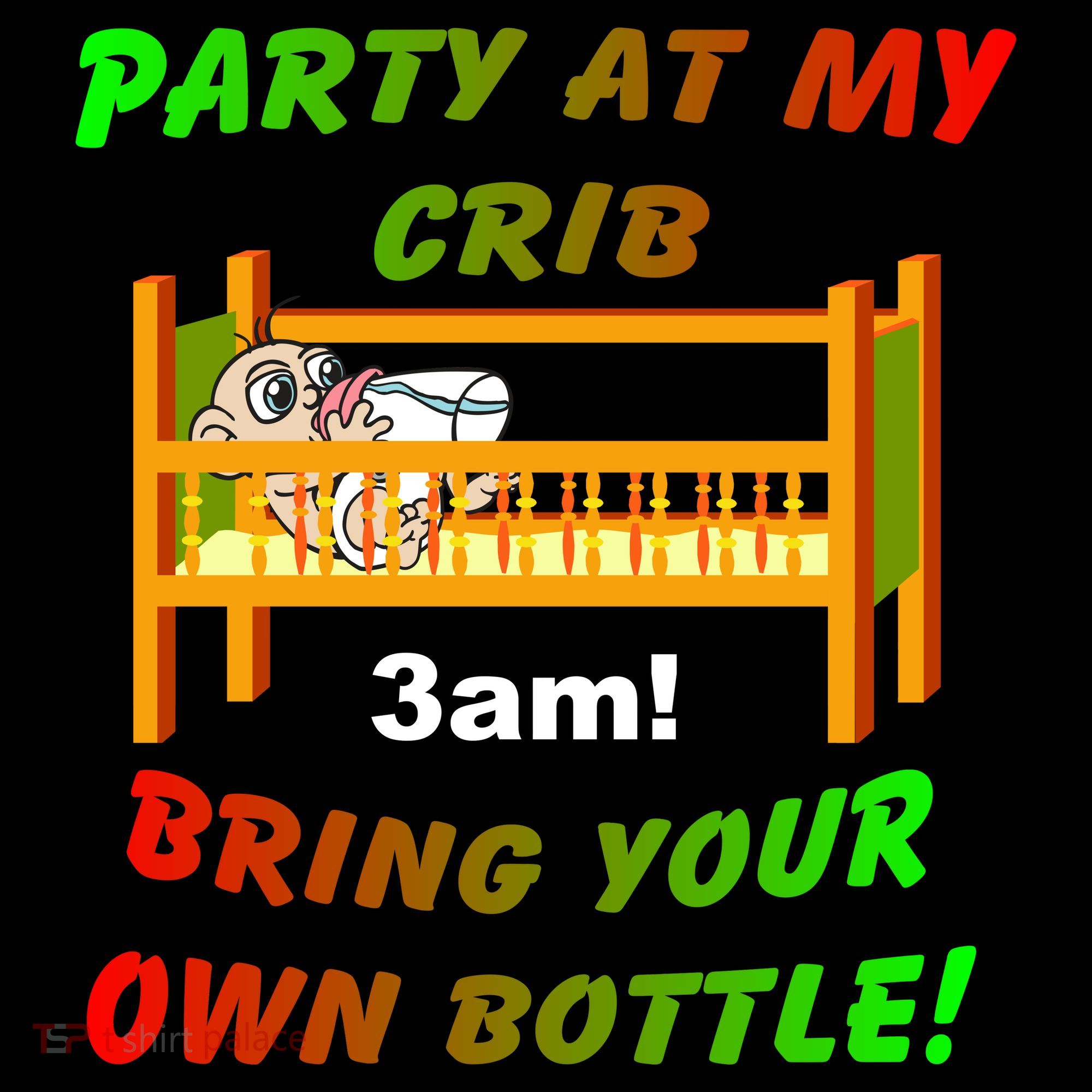 Party At My Crib Bring Your Own Bottle Tank Top