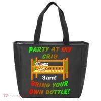 Party At My Crib Bring Your Own Bottle Tote Bag thumb 0