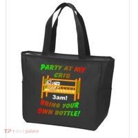 Party At My Crib Bring Your Own Bottle Tote Bag thumb 3