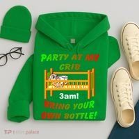 Party At My Crib Bring Your Own Bottle Hoodie thumb 4