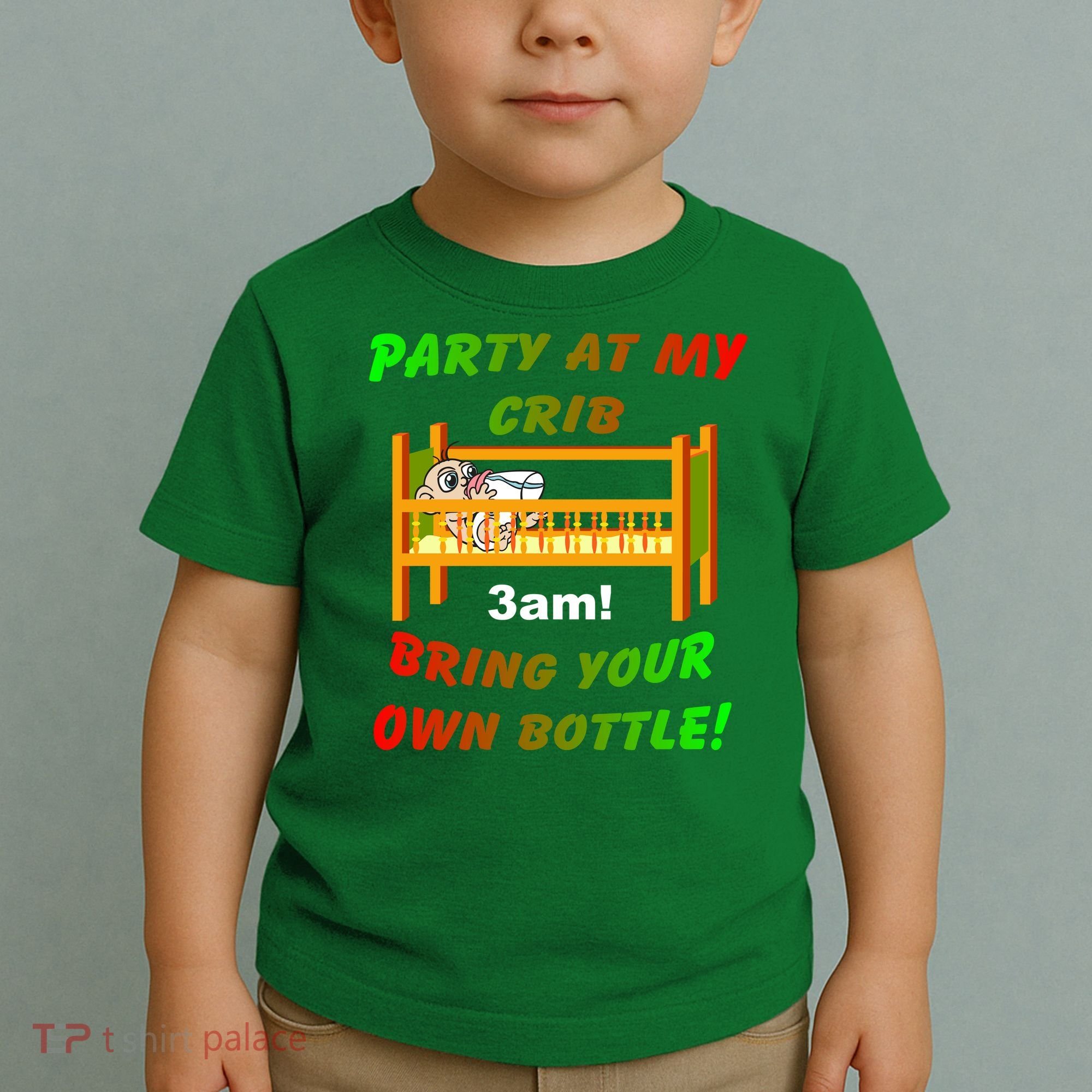 Party At My Crib Bring Your Own Bottle Toddler T-Shirt