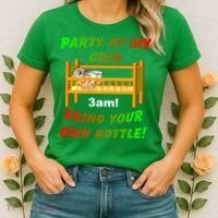 Party At My Crib Bring Your Own Bottle Women's T-Shirt thumb 2