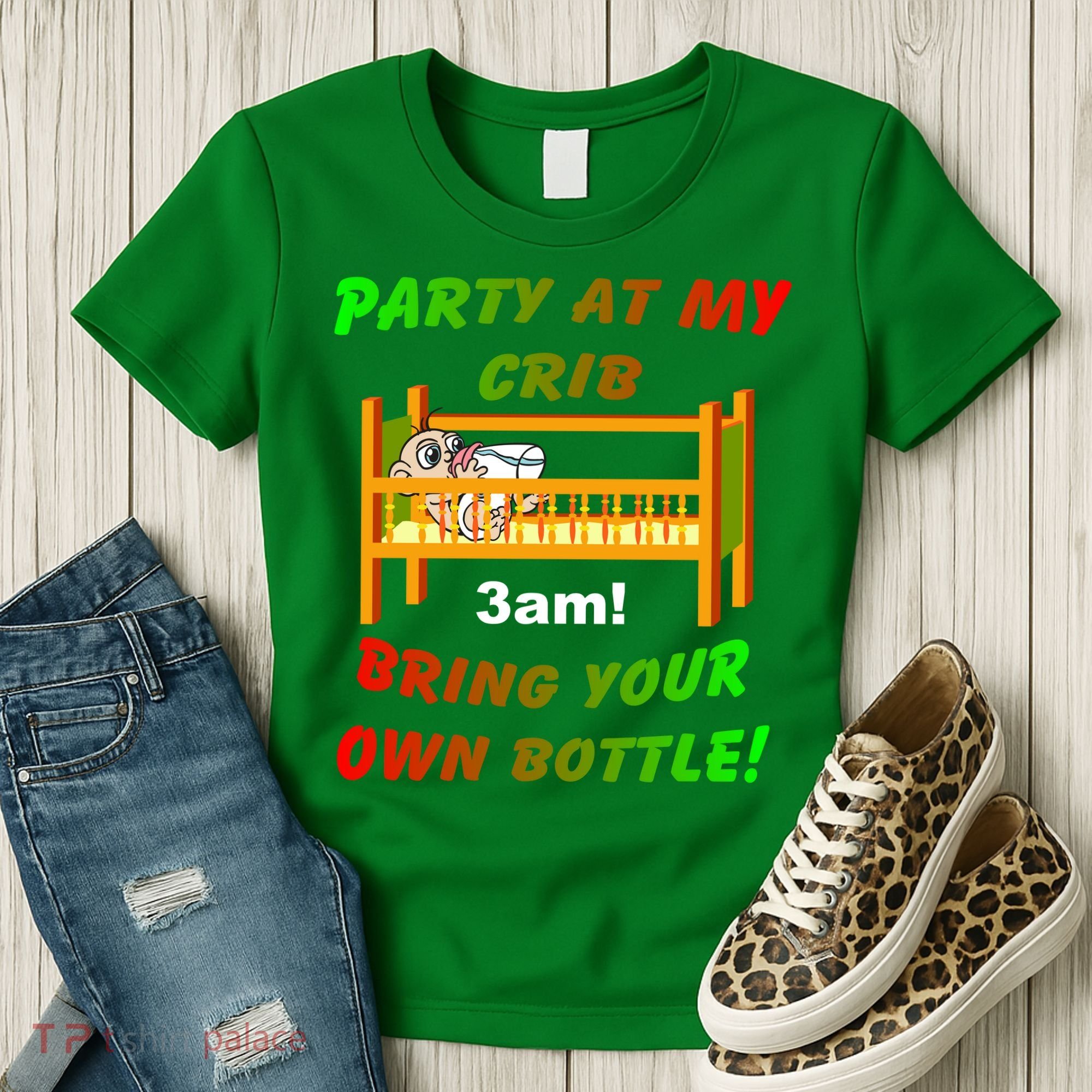 Party At My Crib Bring Your Own Bottle Women's T-Shirt