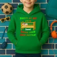 Party At My Crib Bring Your Own Bottle Kids Hoodie thumb 2