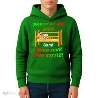 Party At My Crib Bring Your Own Bottle Kids Hoodie thumb 4
