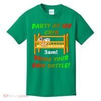 Party At My Crib Bring Your Own Bottle Kids T-Shirt thumb 0