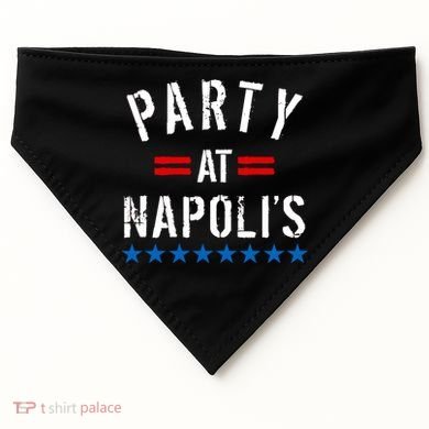 Party at Napoli's USA-Made Doggie Bandana