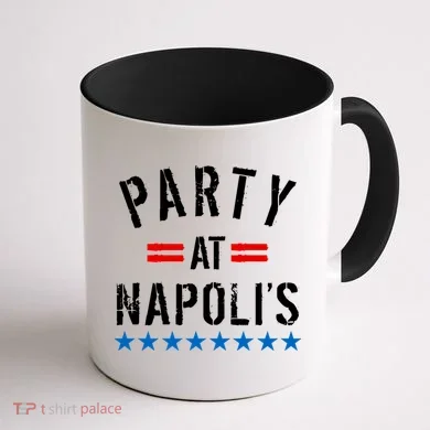 Party at Napoli's Coffee Mug back