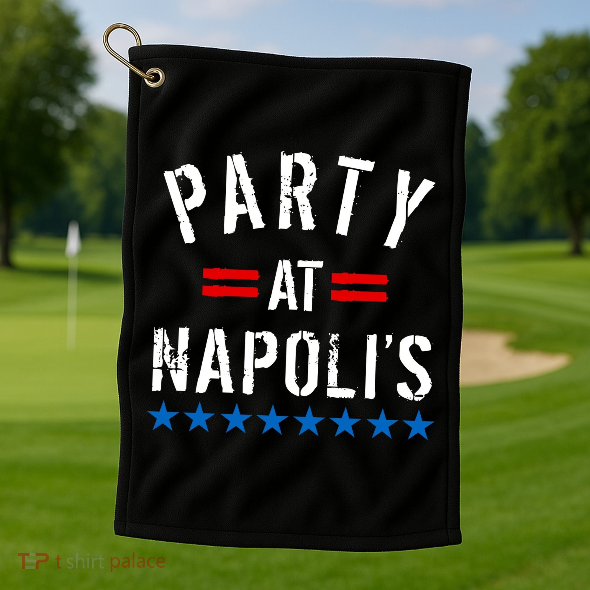 Party at Napoli's Golf Towel