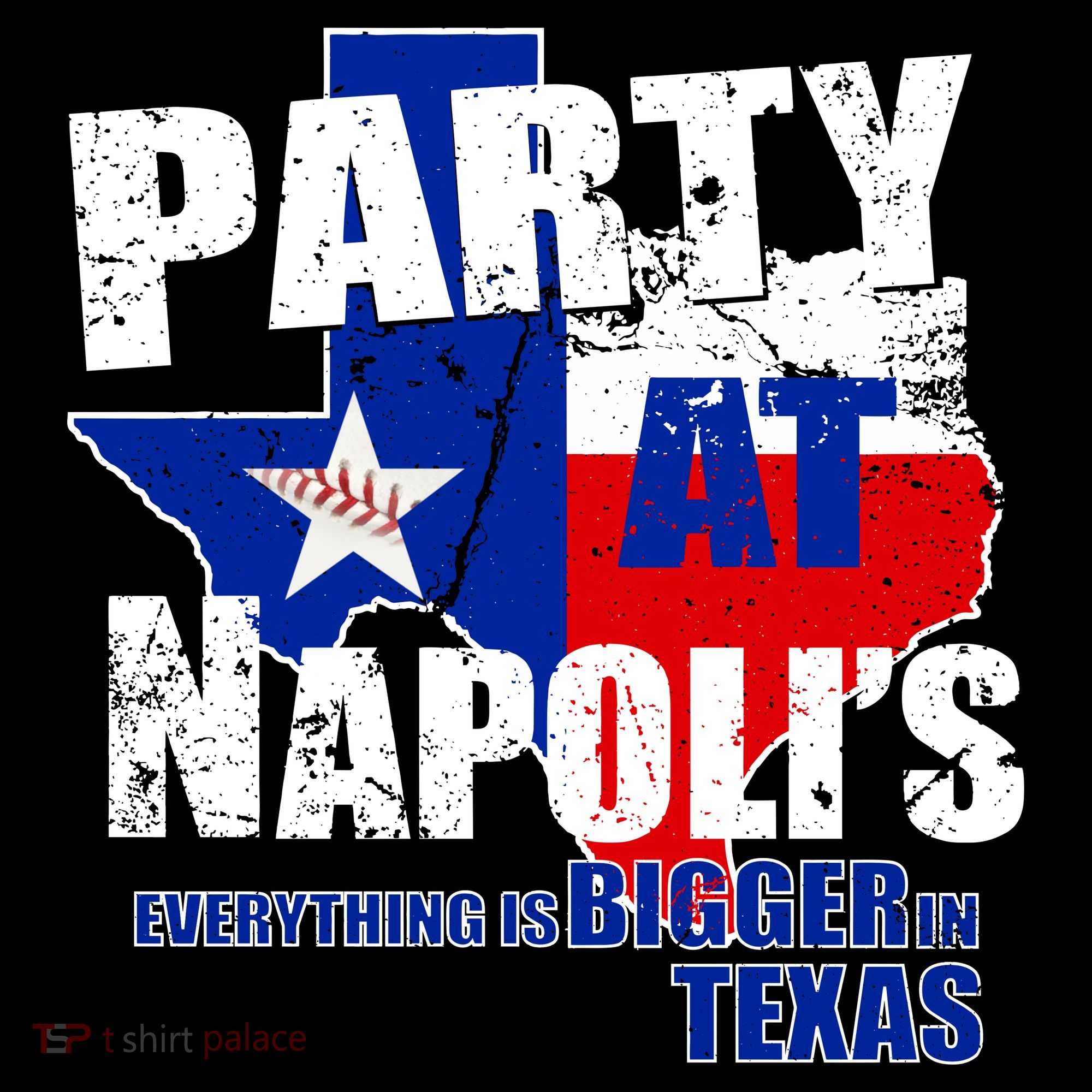 Party at Napoli's Everything Is Bigger In Texas Apron