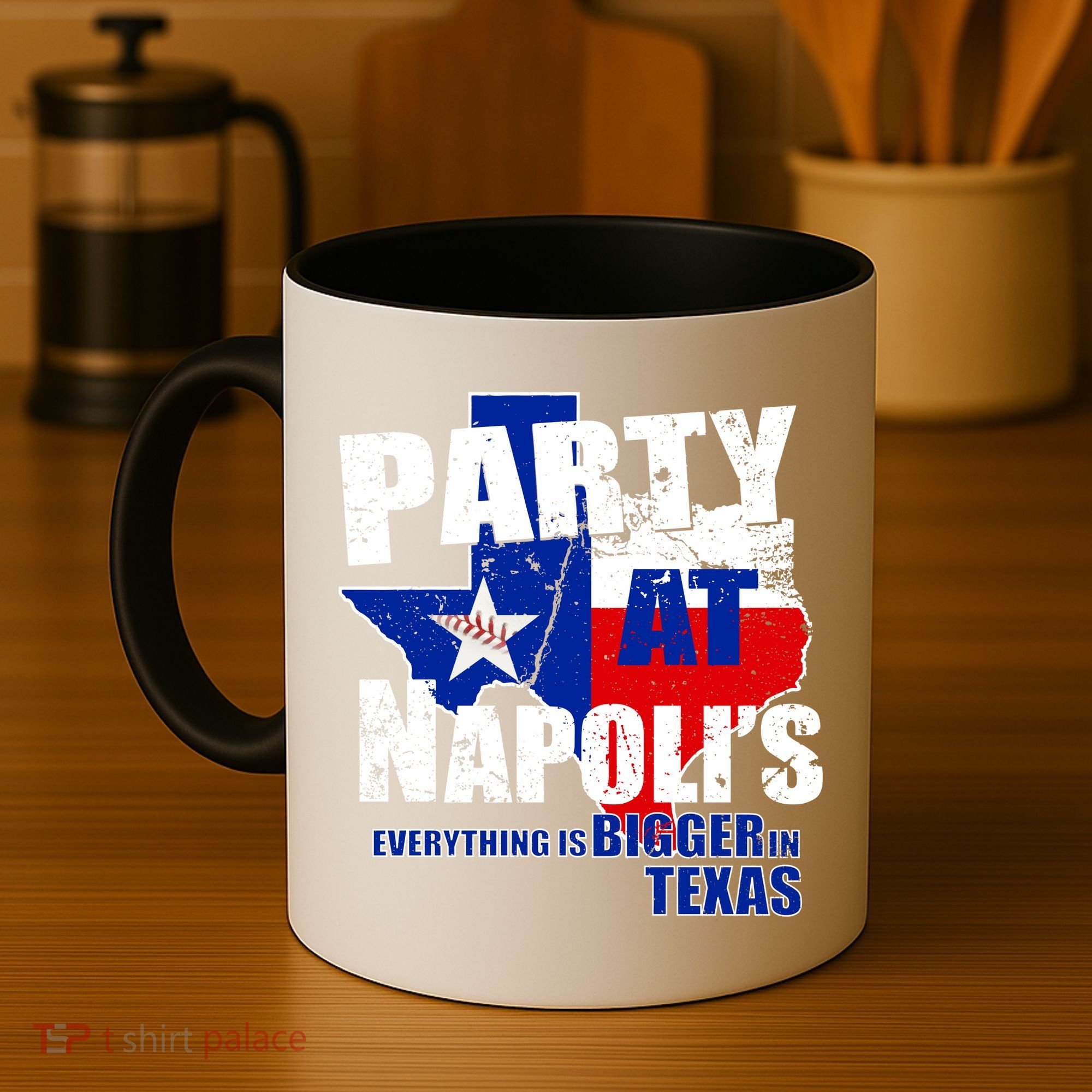 Party at Napoli's Everything Is Bigger In Texas Coffee Mug