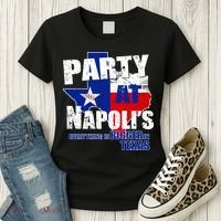 Party at Napoli's Everything Is Bigger In Texas Women's T-Shirt thumb 3
