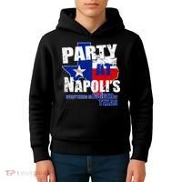 Party at Napoli's Everything Is Bigger In Texas Kids Hoodie thumb 4