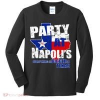 Party at Napoli's Everything Is Bigger In Texas Kids Long Sleeve Shirt thumb 0