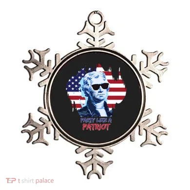 Party Like A Patriot Ornament