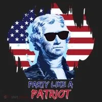 Party Like A Patriot Golf Towel thumb 3