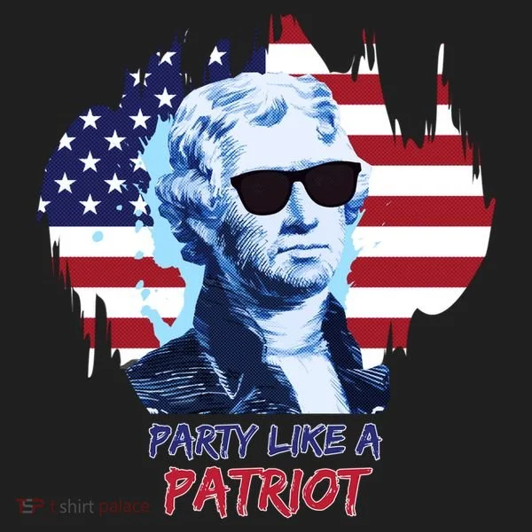 Party Like A Patriot Golf Towel