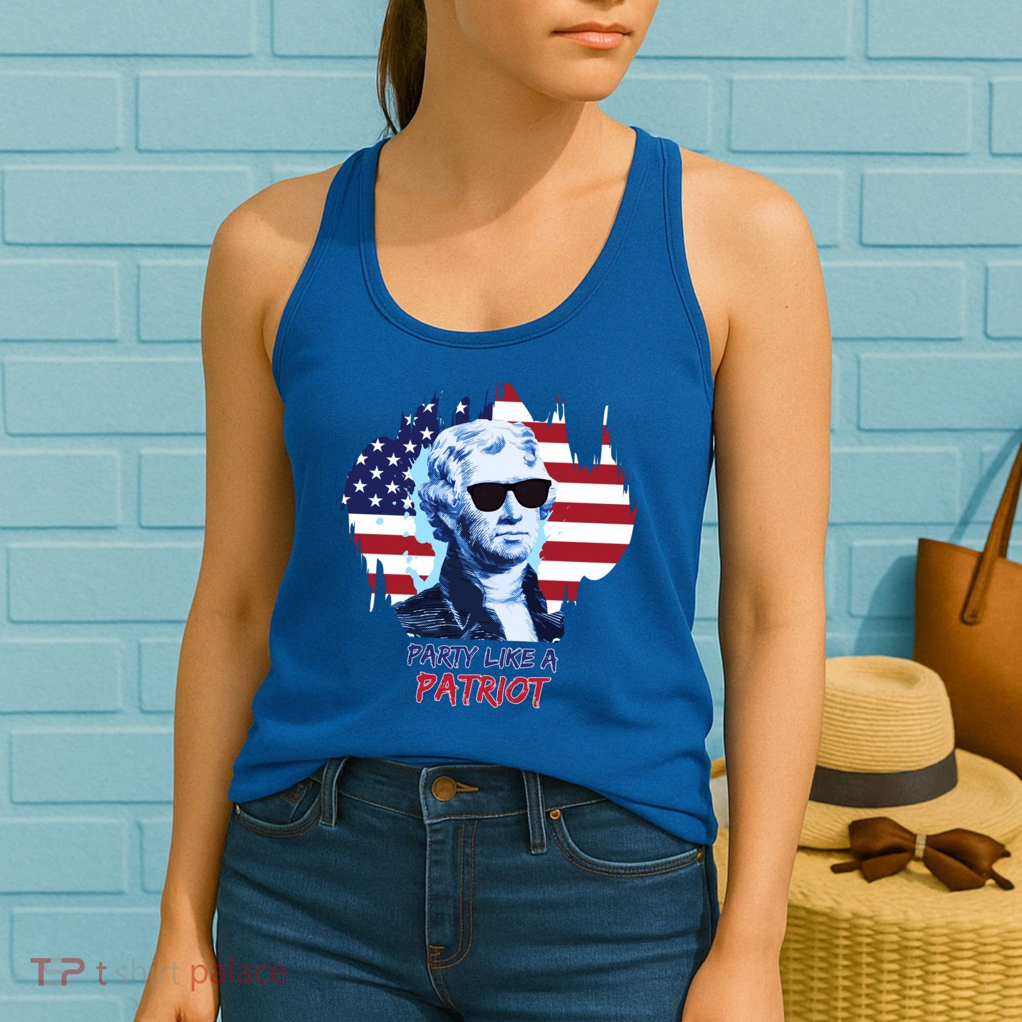 Party Like A Patriot Women's Tank Top