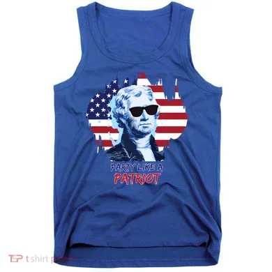 Party Like A Patriot Tank Top