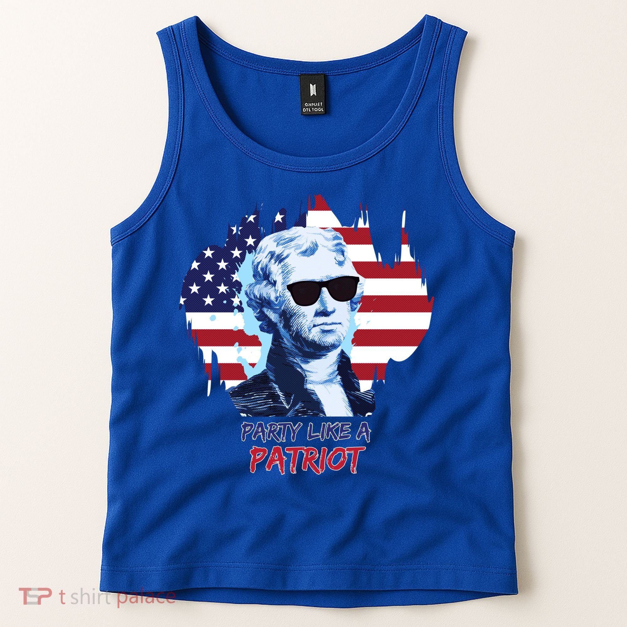 Party Like A Patriot Tank Top