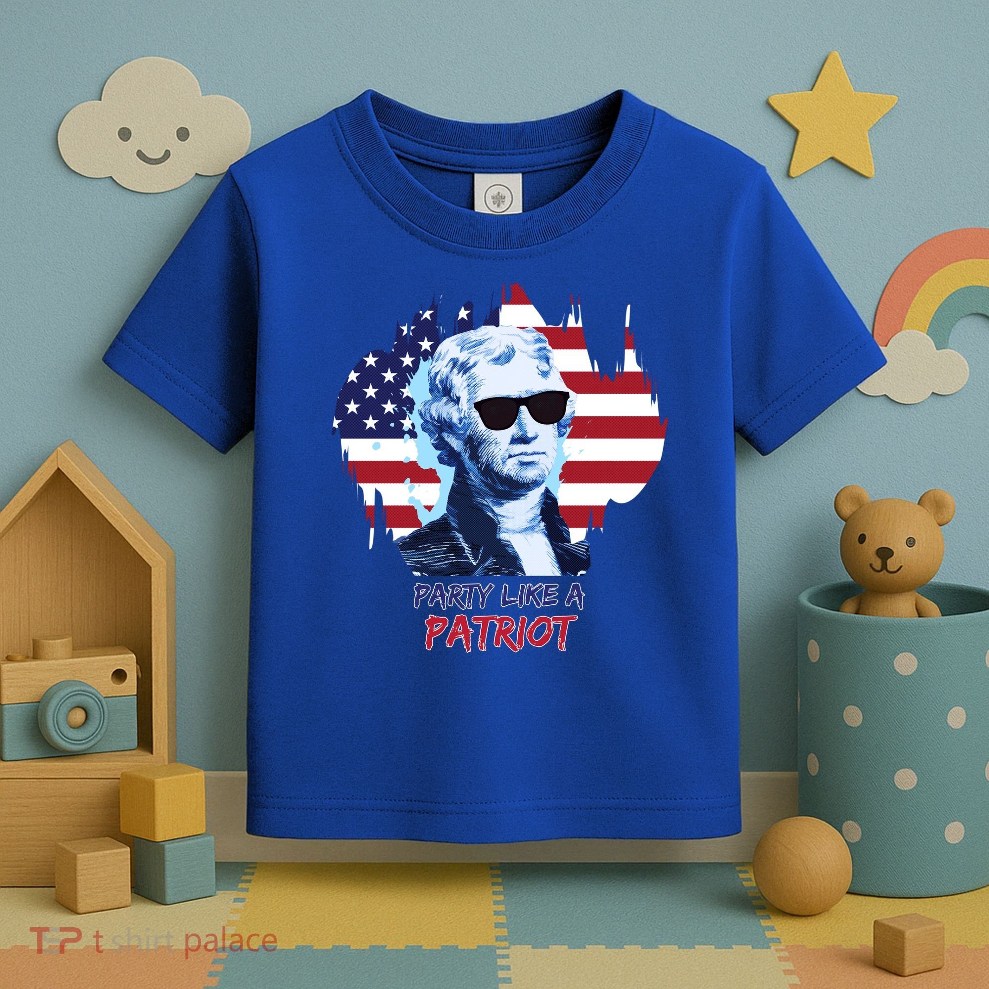 Party Like A Patriot Toddler T-Shirt