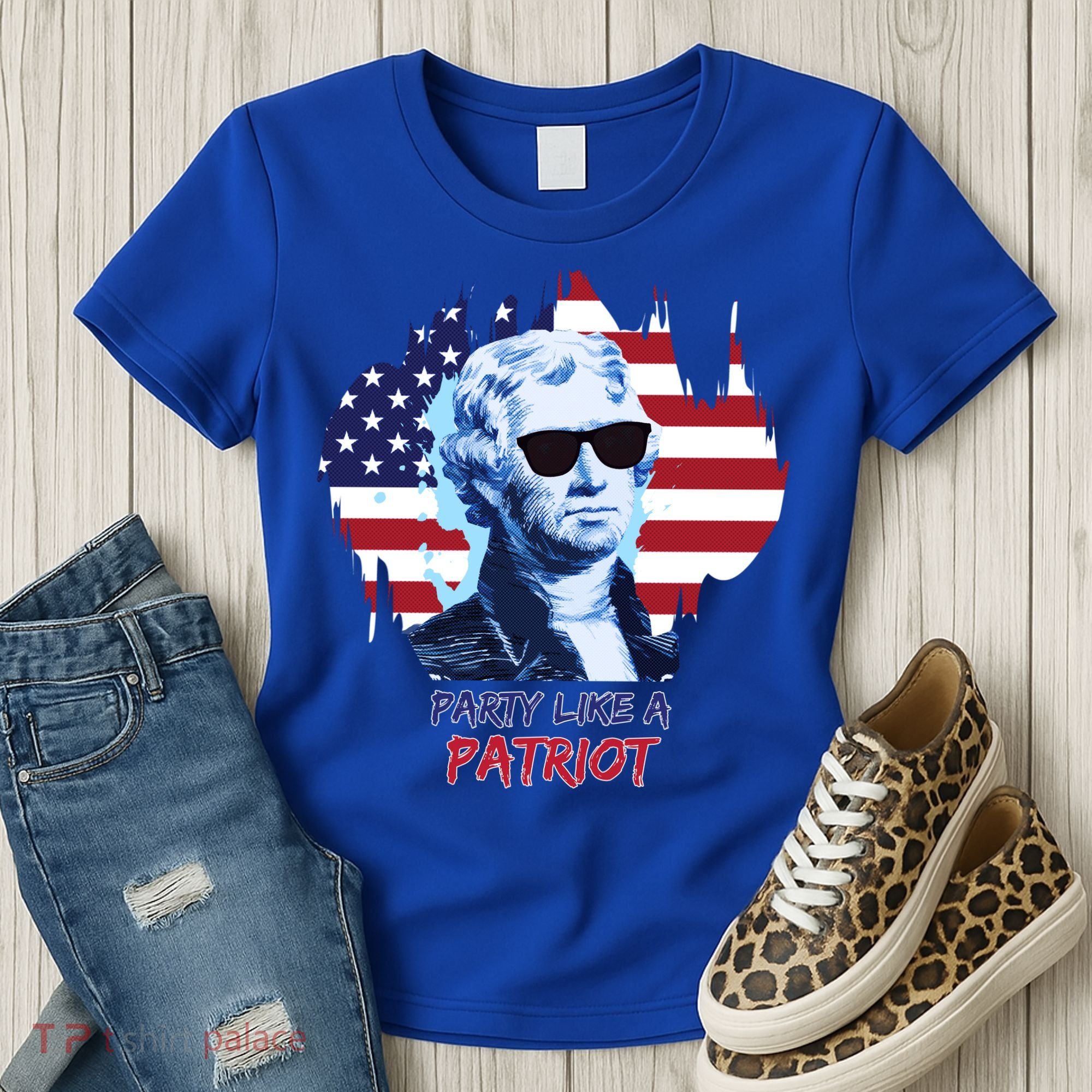 Party Like A Patriot Women's T-Shirt