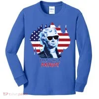 Party Like A Patriot Kids Long Sleeve Shirt thumb 0