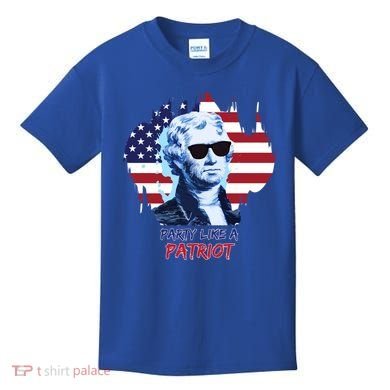 Party Like A Patriot Kids T-Shirt