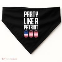 Party Like A Patriot USA USA-Made Doggie Bandana thumb 0