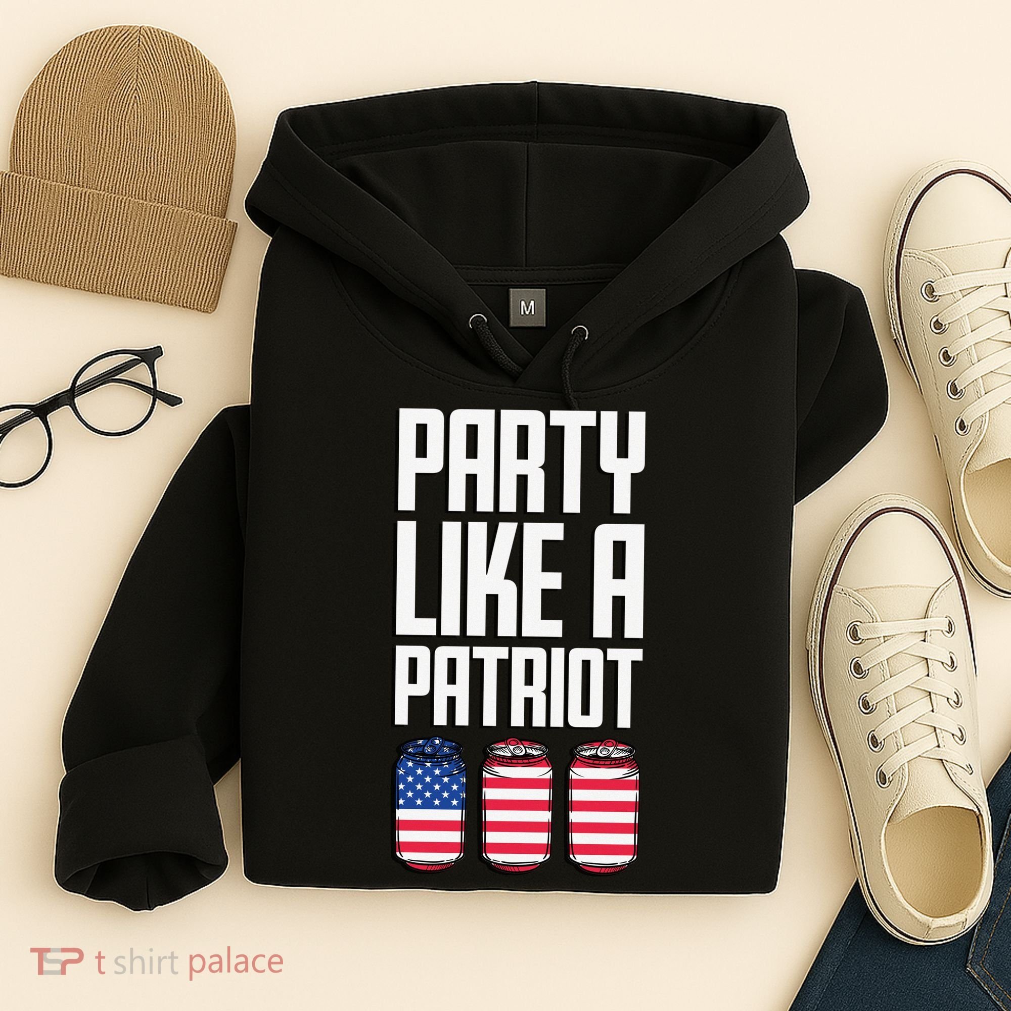 Party Like A Patriot USA Hoodie