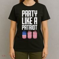 Party Like A Patriot USA T-Shirt thumb 4