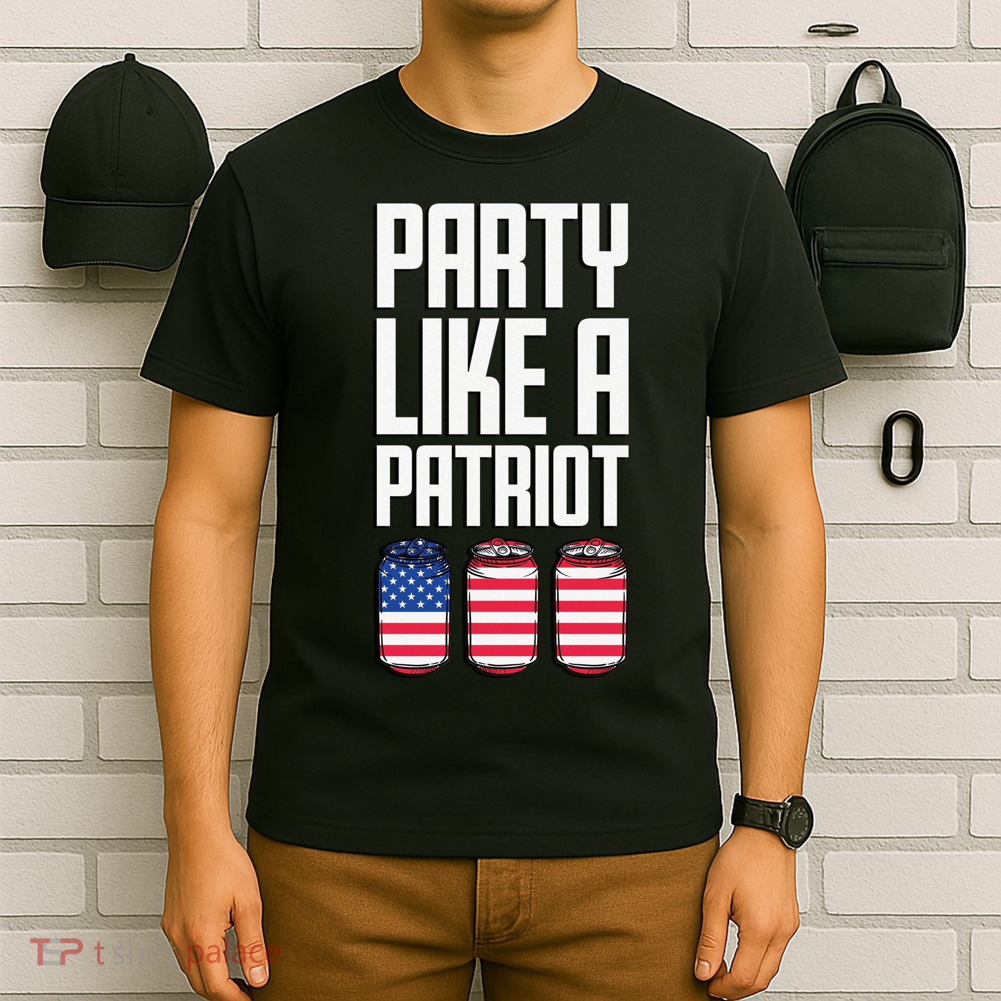 Party Like A Patriot USA T-Shirt