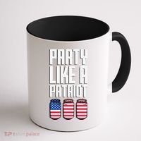 Party Like A Patriot USA Coffee Mug thumb 1