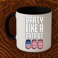 Party Like A Patriot USA Coffee Mug thumb 2