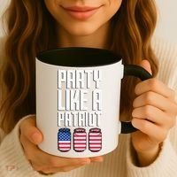 Party Like A Patriot USA Coffee Mug thumb 3