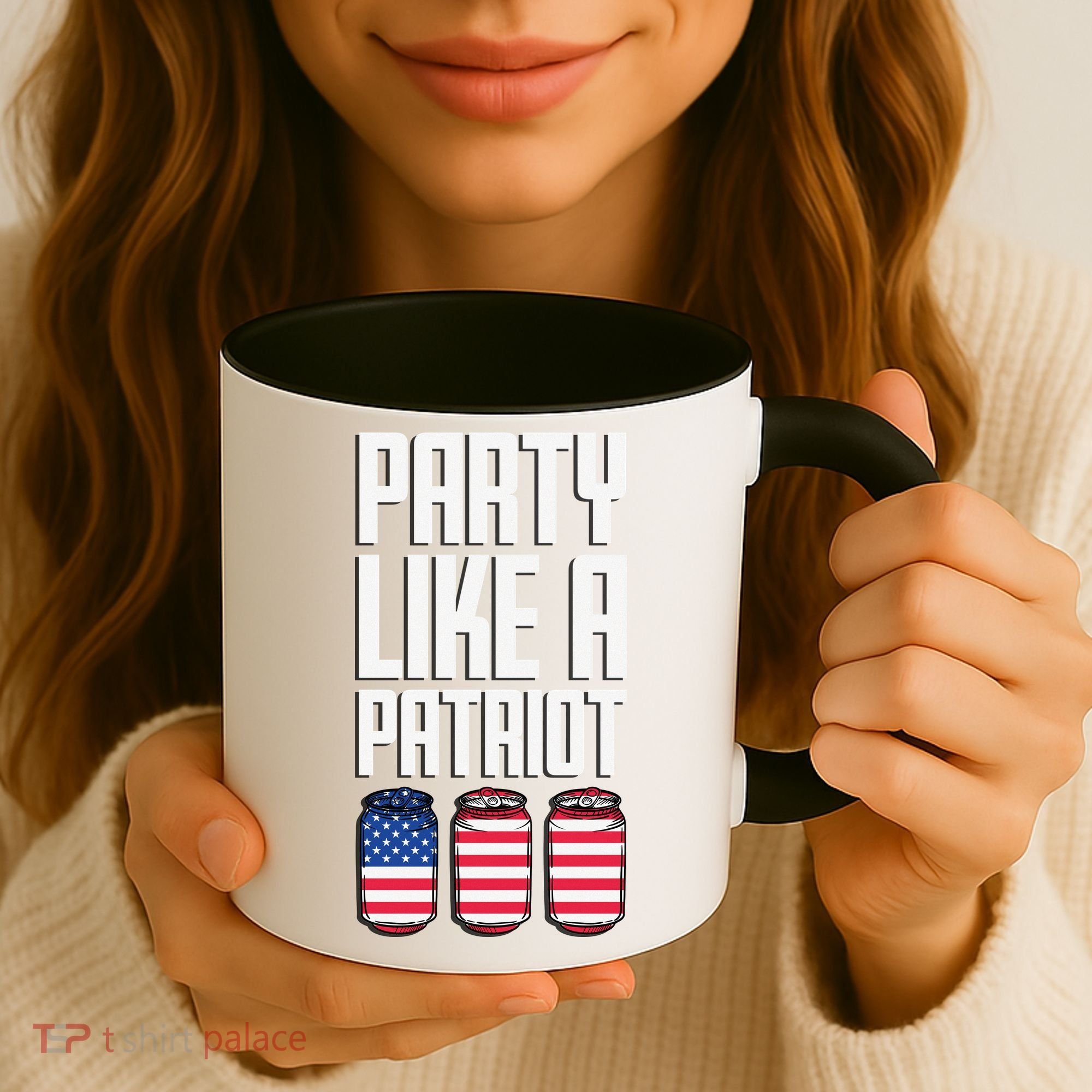 Party Like A Patriot USA Coffee Mug