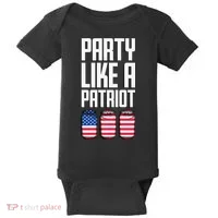 Party Like A Patriot USA Baby Bodysuit thumb 0