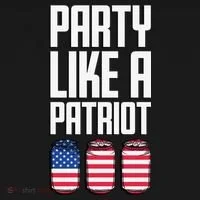 Party Like A Patriot USA Baby Bodysuit thumb 2