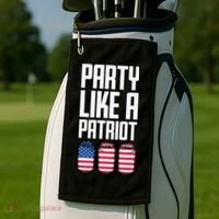 Party Like A Patriot USA Golf Towel thumb 2