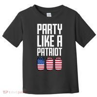 Party Like A Patriot USA Toddler T-Shirt thumb 0