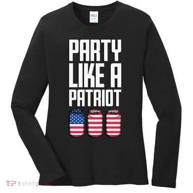Party Like A Patriot USA Women's Long Sleeve Shirt