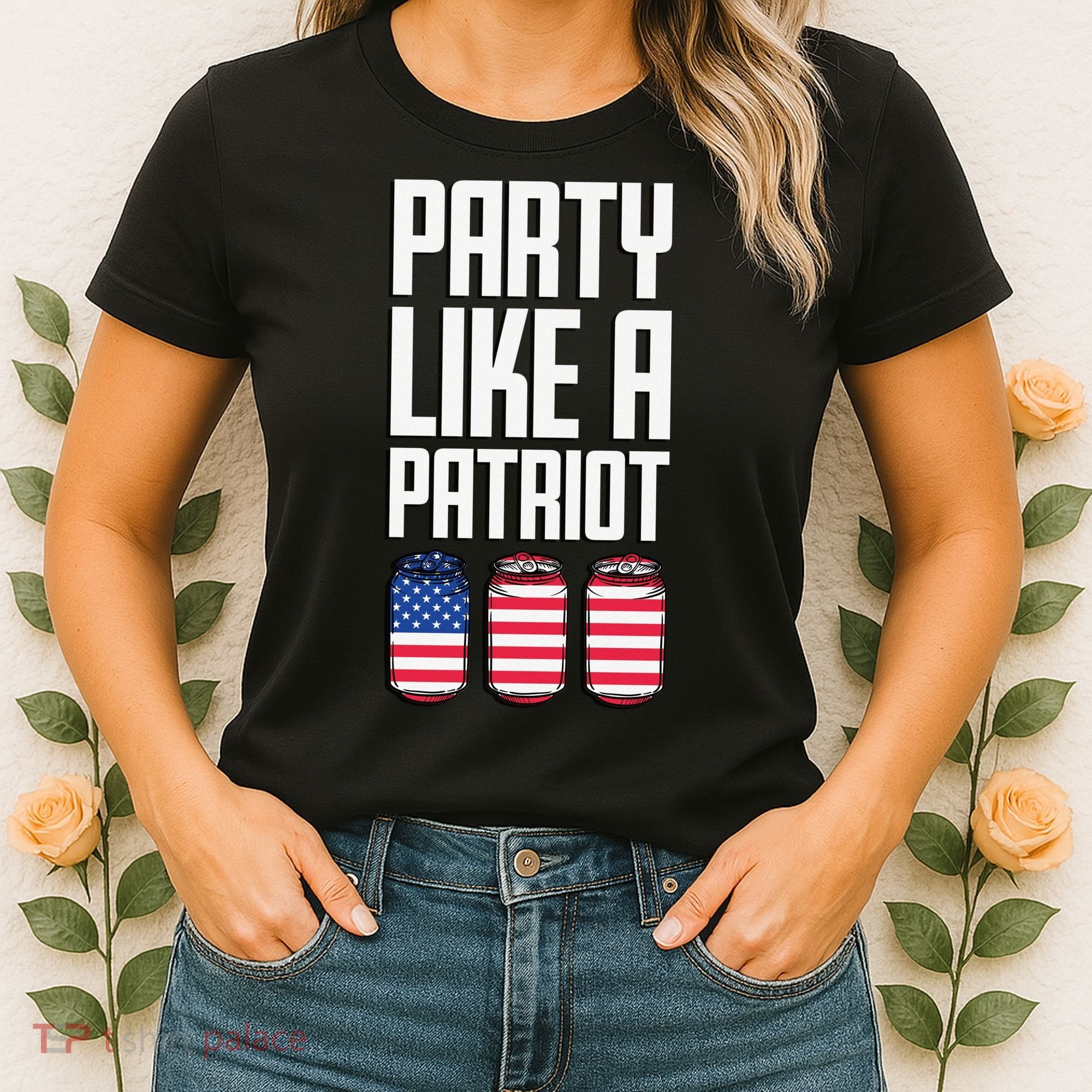 Party Like A Patriot USA Women's T-Shirt