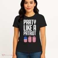 Party Like A Patriot USA Women's T-Shirt thumb 4